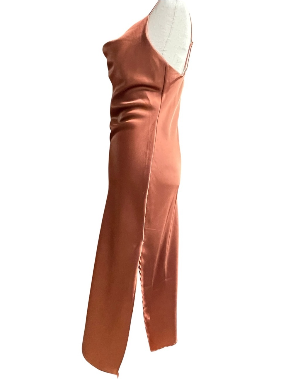 Petal & Pup Cyprus Satin Slipdress Color Rust Size 4 - Picture 9 of 13